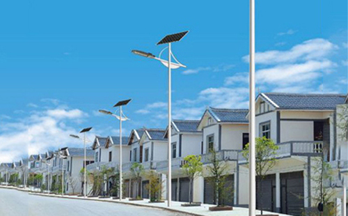 盐池太阳能路灯配置与在乡村道路照明中的应用